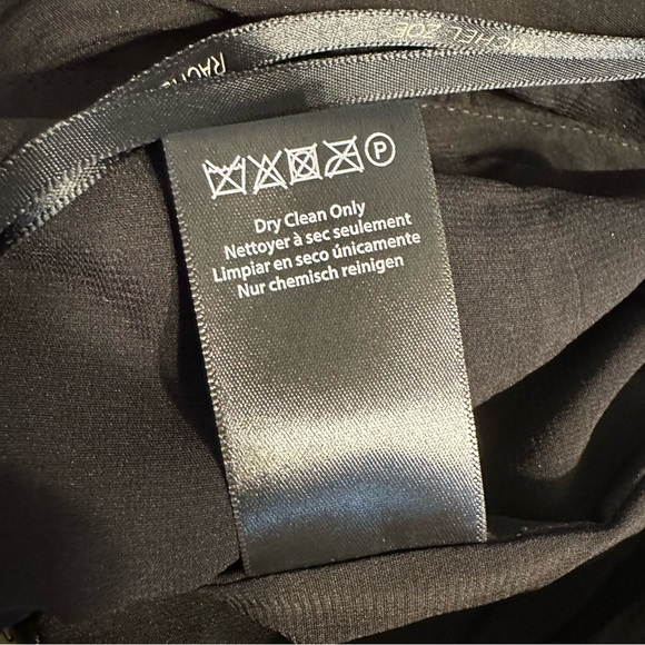 Rachel Zoe Black Silver Sequin High Slit Maxi Dress Sleeveless size 2 NWT Sexy - Picture 13 of 13